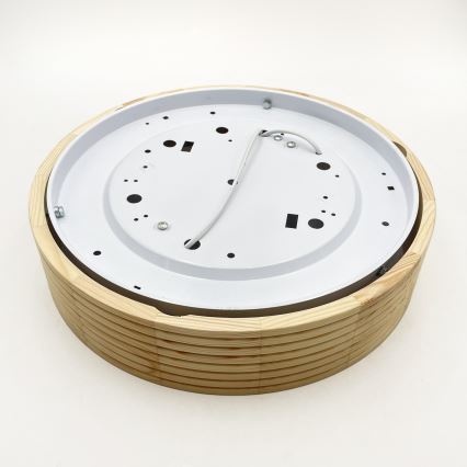 Lampa sufitowa NATURAL MODERN 2xE27/15W/230V śr. 37,5 cm sosna