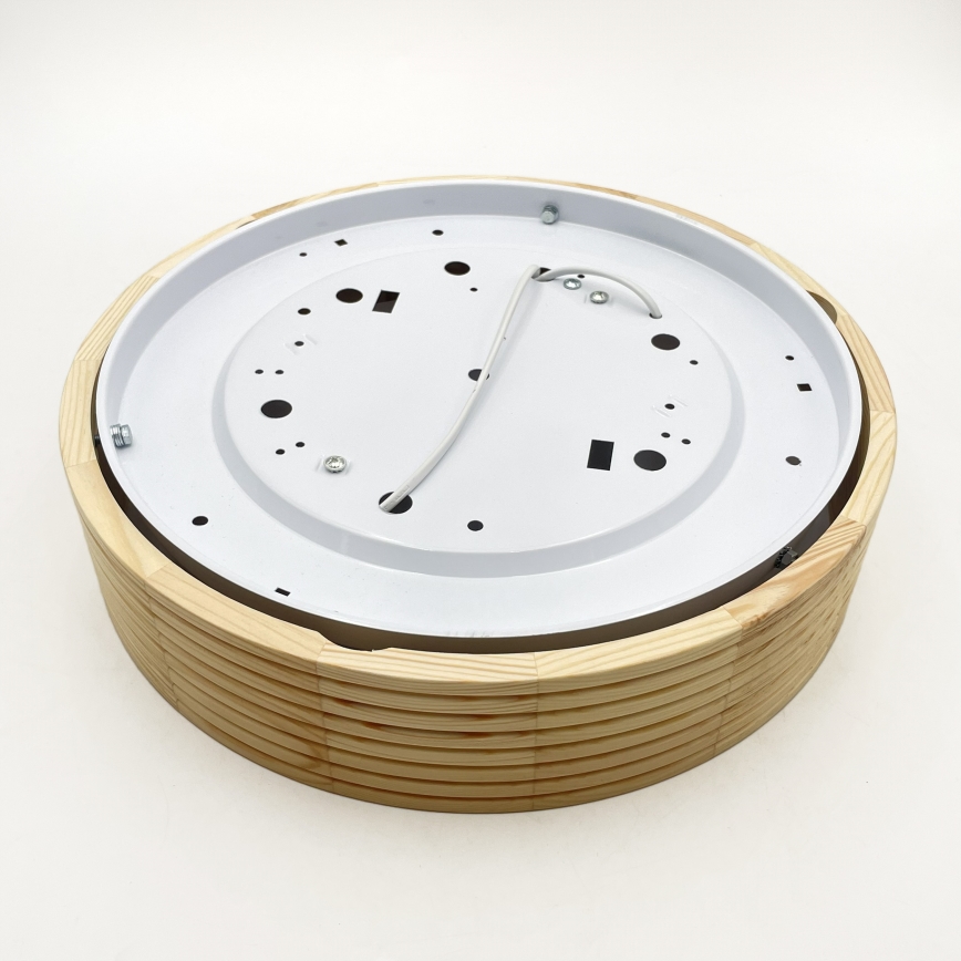 Lampa sufitowa NATURAL MODERN 2xE27/15W/230V śr. 37,5 cm sosna