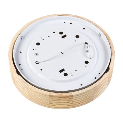 Lampa sufitowa NATURAL MODERN 2xE27/15W/230V śr. 37,5 cm sosna
