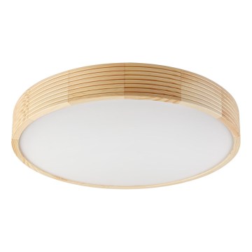 Lampa sufitowa NATURAL MODERN 4xE27/15W/230V śr. 58 cm sosna