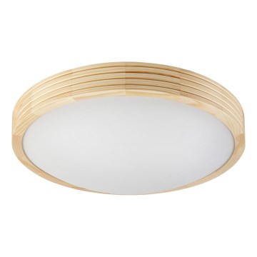 Lampa sufitowa NATURAL MODERN SLIM 2xE27/15W/230V śr. 37,5 cm sosna