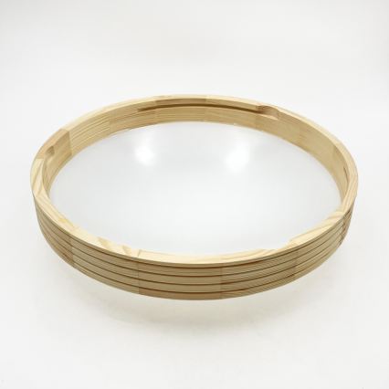 Lampa sufitowa NATURAL MODERN SLIM 2xE27/15W/230V śr. 37,5 cm sosna