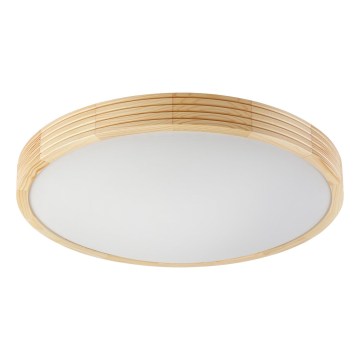 Lampa sufitowa NATURAL MODERN SLIM 3xE27/15W/230V śr. 47,5 cm sosna