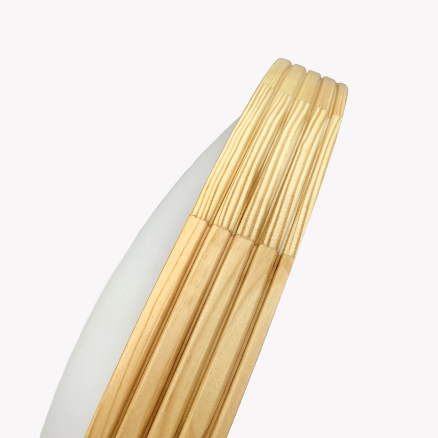 Lampa sufitowa NATURAL MODERN SLIM 3xE27/15W/230V śr. 47,5 cm sosna