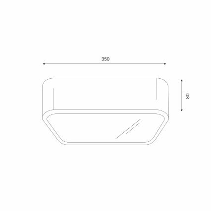 Lampa sufitowa NATURAL SQUARE 2xE27/15W/230V 35x35 cm sosna