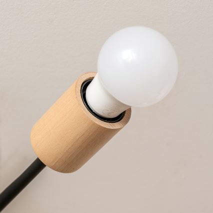 Lampa sufitowa natynkowa CAMBRIDGE 4xE27/15W/230V sosna