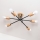Lampa sufitowa natynkowa CAMBRIDGE 6xE27/15W/230V sosna