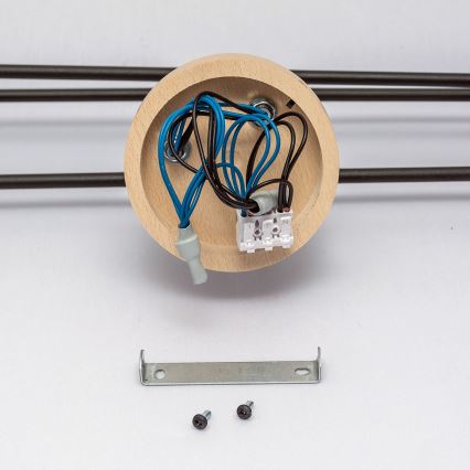 Lampa sufitowa natynkowa CAMBRIDGE 6xE27/15W/230V sosna