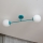 Lampa sufitowa natynkowa MOON 2xE27/15W/230V turkusowa