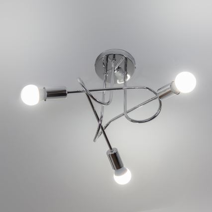 Lampa sufitowa natynkowa OXFORD 3xE27/15W/230V, błyszczący chrom