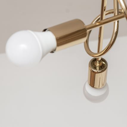 Lampa sufitowa natynkowa OXFORD 3xE27/15W/230V złota