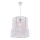 Lampa sufitowa NESS MACRAME 1xE27/40W/230V biała