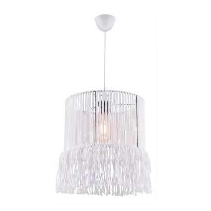 Lampa sufitowa NESS MACRAME 1xE27/40W/230V biała