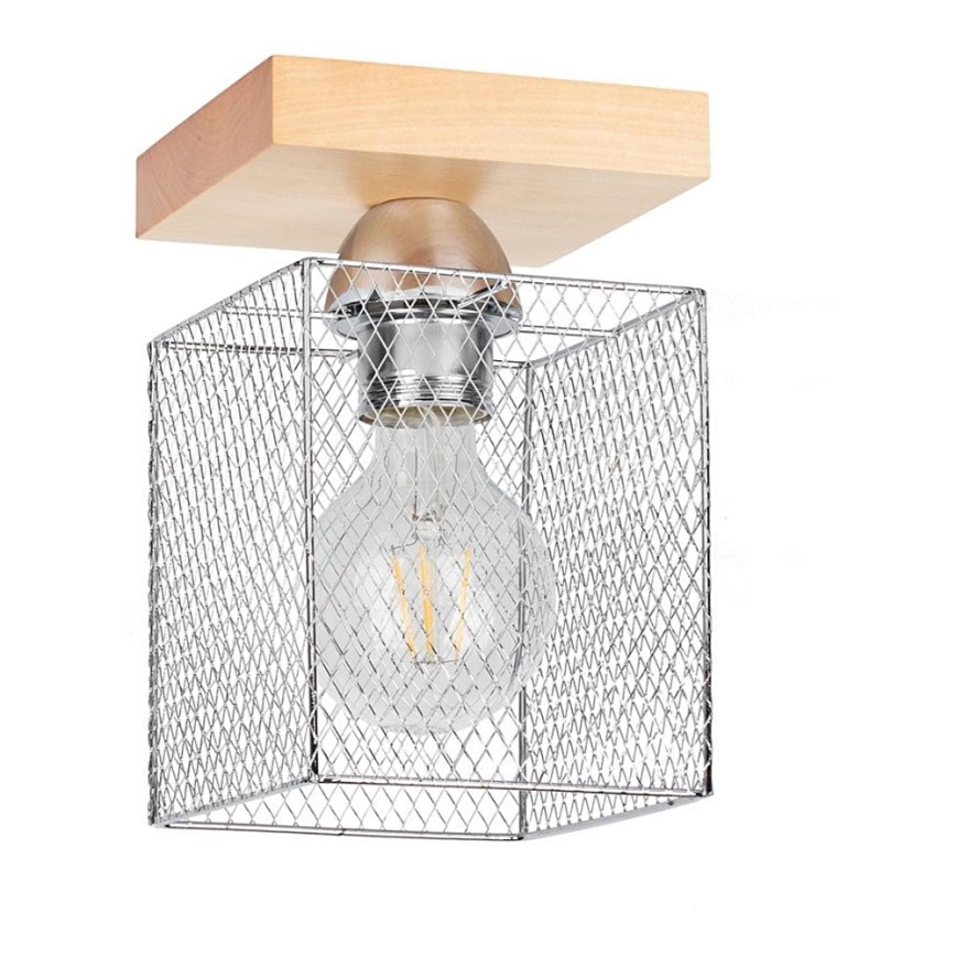 Lampa sufitowa NORMAN WOOD 1xE27/25W/230V