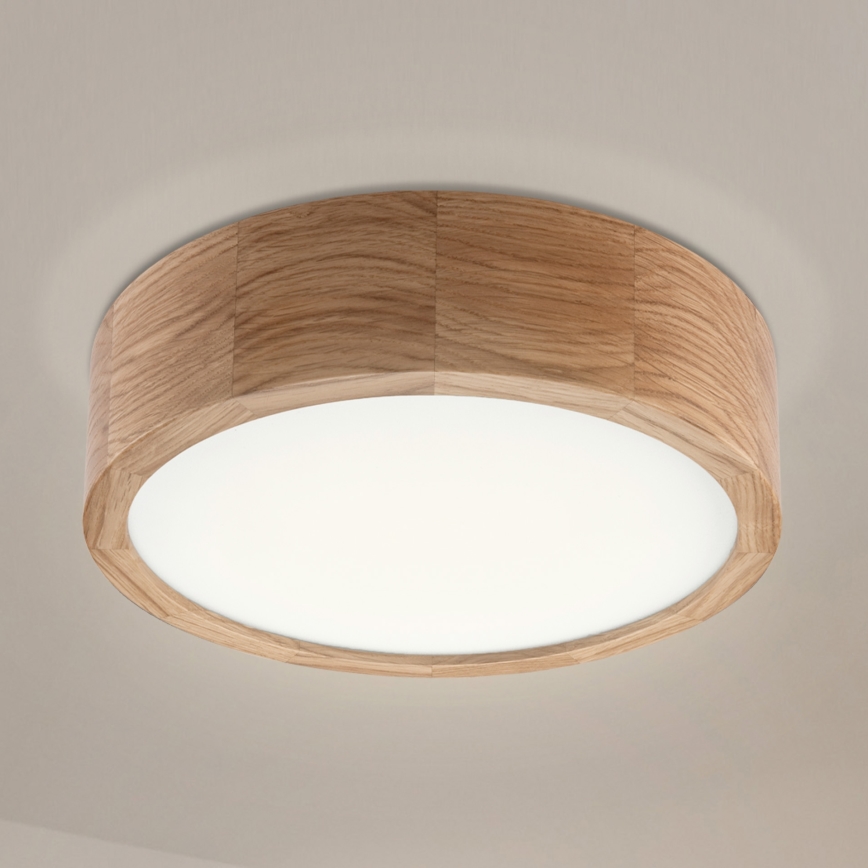 Lampa sufitowa OAK 1xE27/60W/230V dąb śr. 27,5 cm