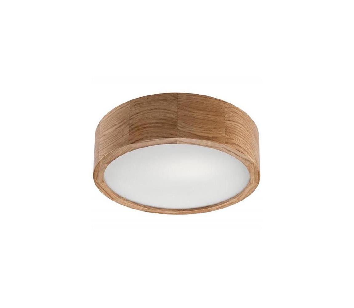 Lampa sufitowa OAK 1xE27/60W/230V dąb ø 27,5 cm - FSC certyfikowano