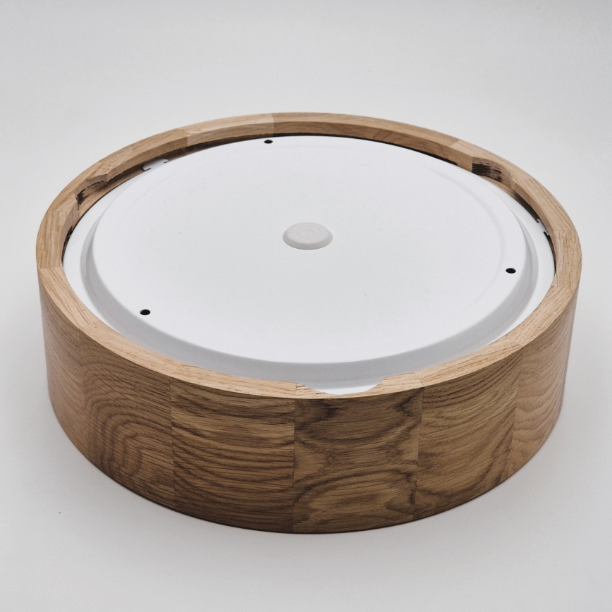 Plafon łazienkowy OAK 2xE27/15W/230V IP54 dąb ø 27 cm