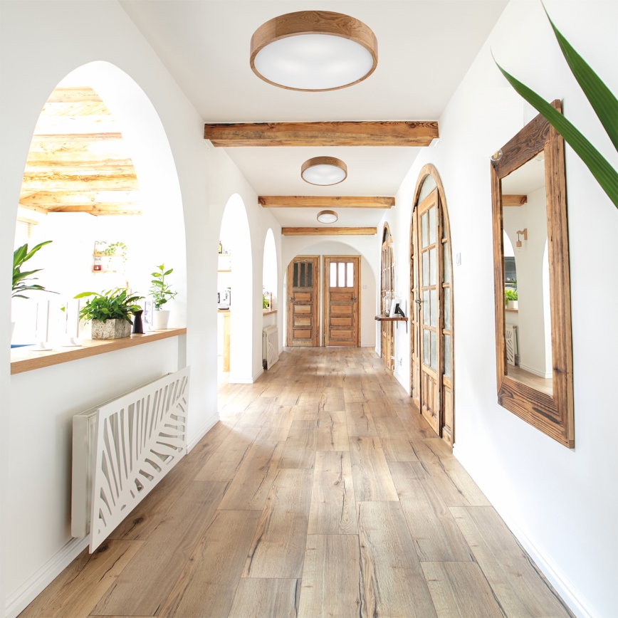 Lampa sufitowa OAK 3xE27/60W/230V dąb ø 47,5 cm