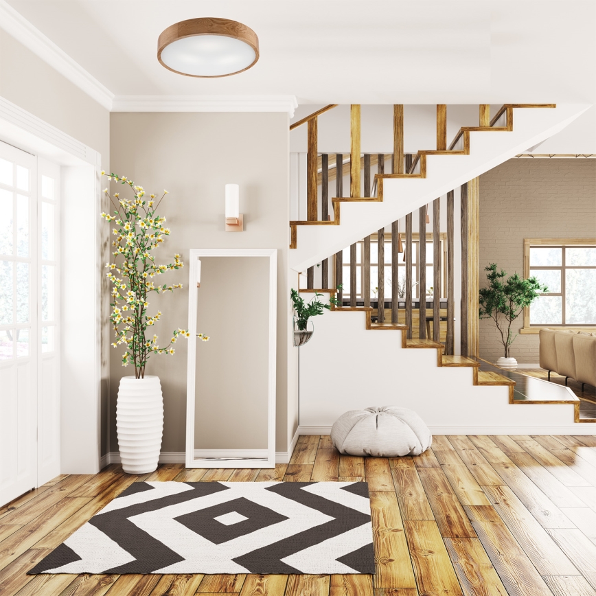 Lampa sufitowa OAK 3xE27/60W/230V dąb Ø 47,5 cm