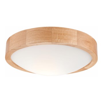 Lampa sufitowa OAK SLIM 1xE27/60W/230V dąb ? 27 cm