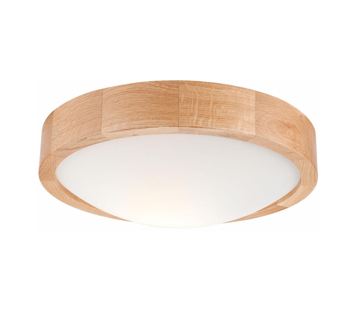 Lampa sufitowa OAK SLIM 1xE27/60W/230V dąb ø 27 cm - certyfikat FSC