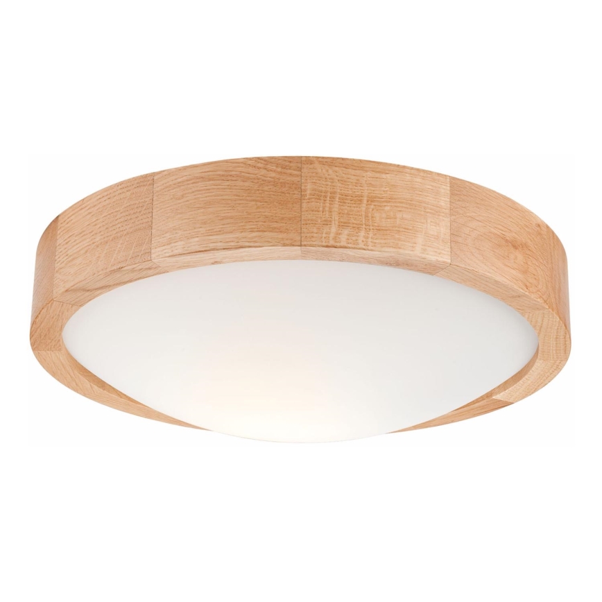 Lampa sufitowa OAK SLIM 1xE27/60W/230V dąb ø 27 cm