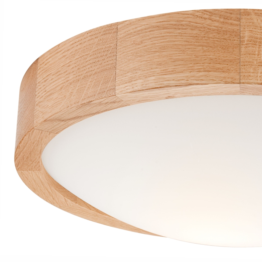 Lampa sufitowa OAK SLIM 1xE27/60W/230V dąb ø 27 cm