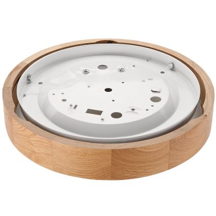 Lampa sufitowa OAK SLIM 1xE27/60W/230V dąb ø 27 cm