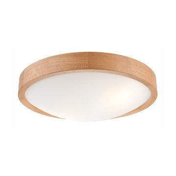 Lampa sufitowa OAK SLIM 2xE27/60W/230V dąb ? 37 cm