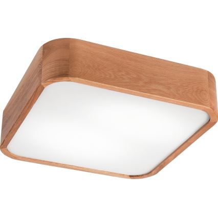 Lampa sufitowa OAK SQUARE 2xE27/15W/230V 35x35 cm dąb