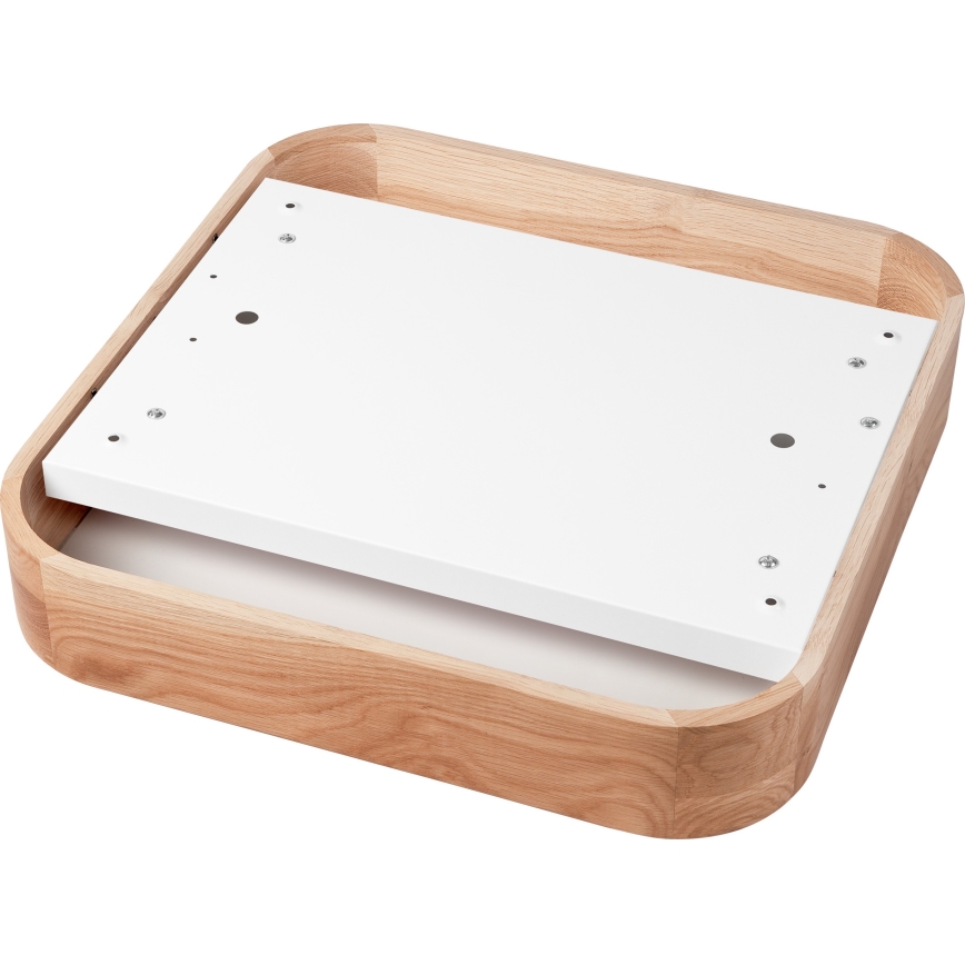 Lampa sufitowa OAK SQUARE 4xE27/15W/230V 45x45 cm dąb