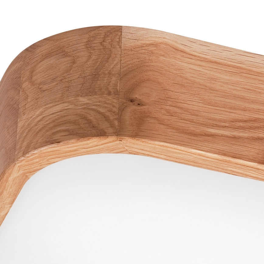 Lampa sufitowa OAK SQUARE 4xE27/15W/230V 45x45 cm dąb