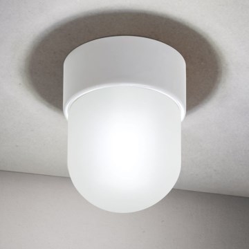 Lampa sufitowa OSTIA 1xE27/40W/230V śr. 9,8 cm biała