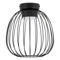Lampa sufitowa OVELLA 1xGX53/10W/230V śr. 25 cm czarna
