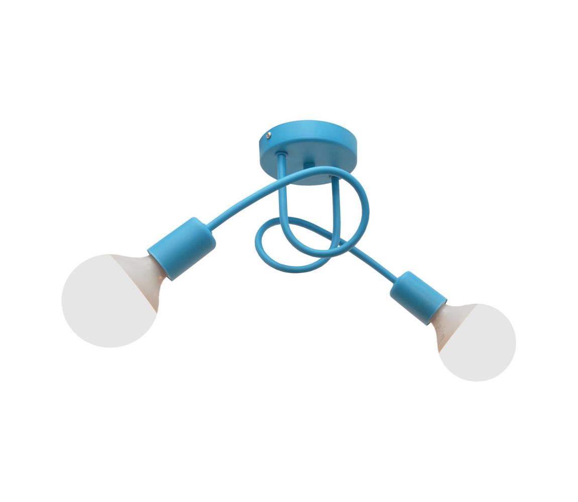 Lampa sufitowa OXFORD 2xE27/15W/230V niebieski