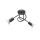 Lampa sufitowa OXFORD 2xE27/15W/230V srebrny