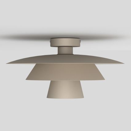 Lampa sufitowa PLATO 1xE27/15W/230V śr. 32 cm beżowa