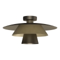 Lampa sufitowa PLATO 1xE27/15W/230V śr. 32 cm brązowa