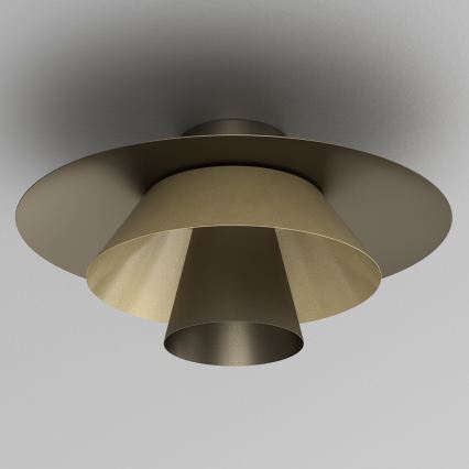 Lampa sufitowa PLATO 1xE27/15W/230V śr. 32 cm brązowa