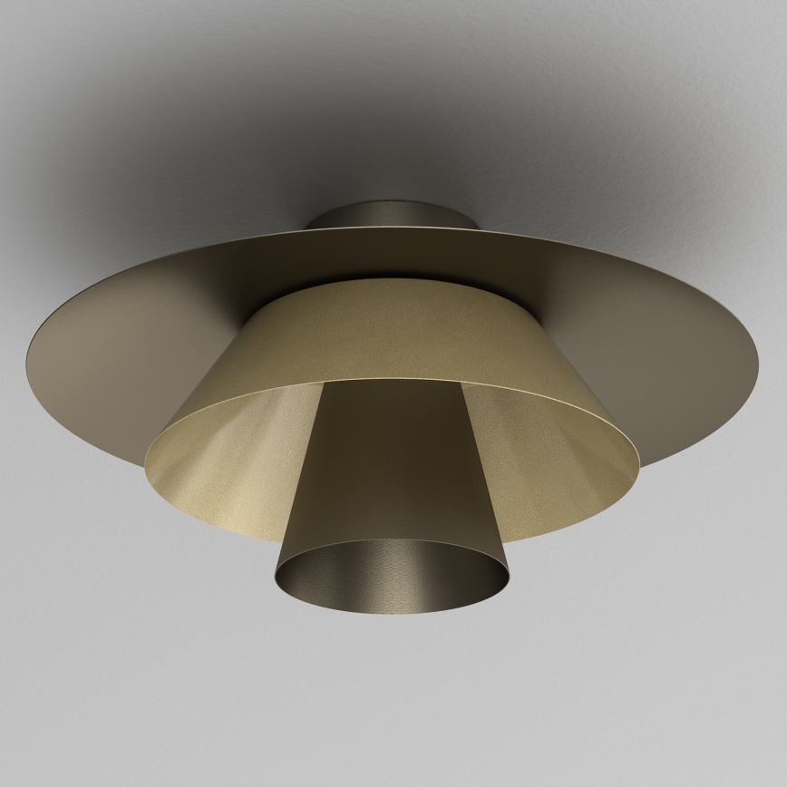 Lampa sufitowa PLATO 1xE27/15W/230V śr. 32 cm brązowa