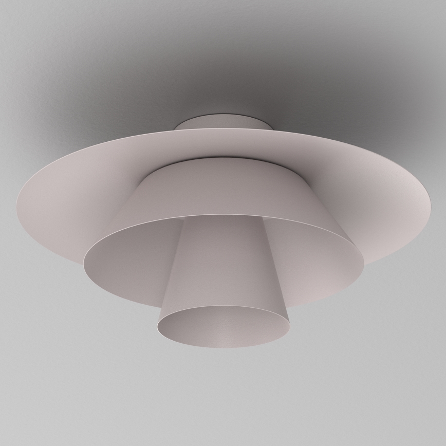 Lampa sufitowa PLATO 1xE27/15W/230V śr. 32 cm kremowa