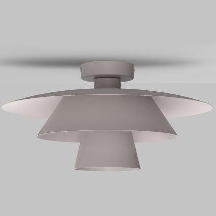 Lampa sufitowa PLATO 1xE27/15W/230V śr. 32 cm kremowa