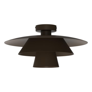 Lampa sufitowa PLATO 1xE27/15W/230V, średnica 32 cm, kolor brązowy