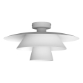Lampa sufitowa PLATO 1xE27/15W/230V Ø 32 cm biała