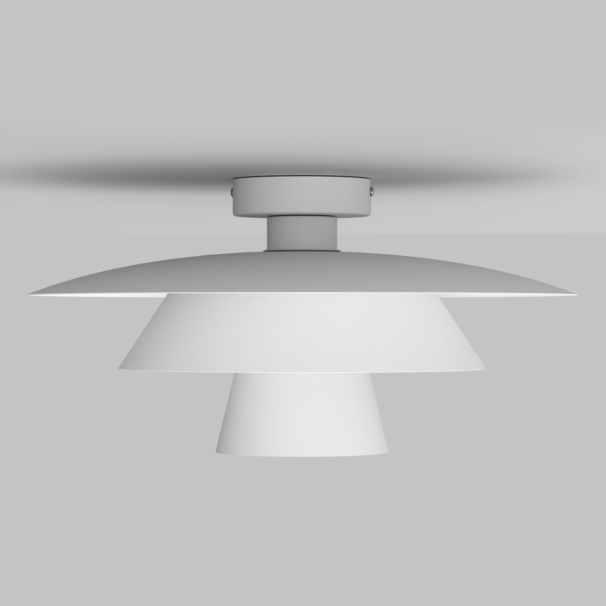 Lampa sufitowa PLATO 1xE27/15W/230V Ø 32 cm biała
