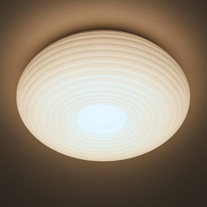 Lampa sufitowa PULSO 3xE27/15W/230V śr. 42 cm biała