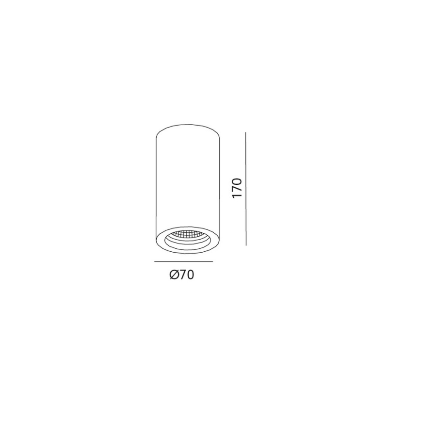 Lampa sufitowa punktowa STOA 1xGU10/35W/230V