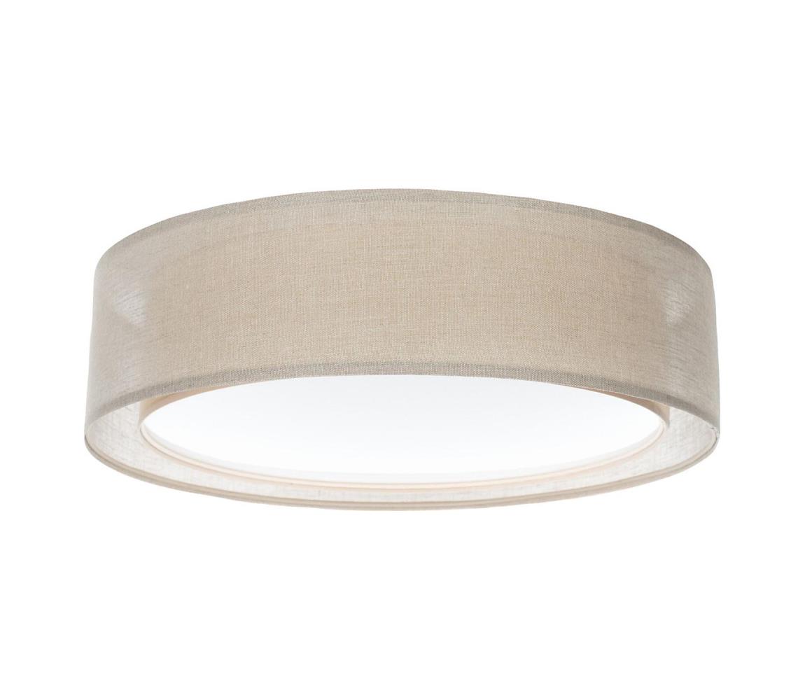 Lampa sufitowa PURO 2xE27/40W/230V śr. 60 cm beżowa