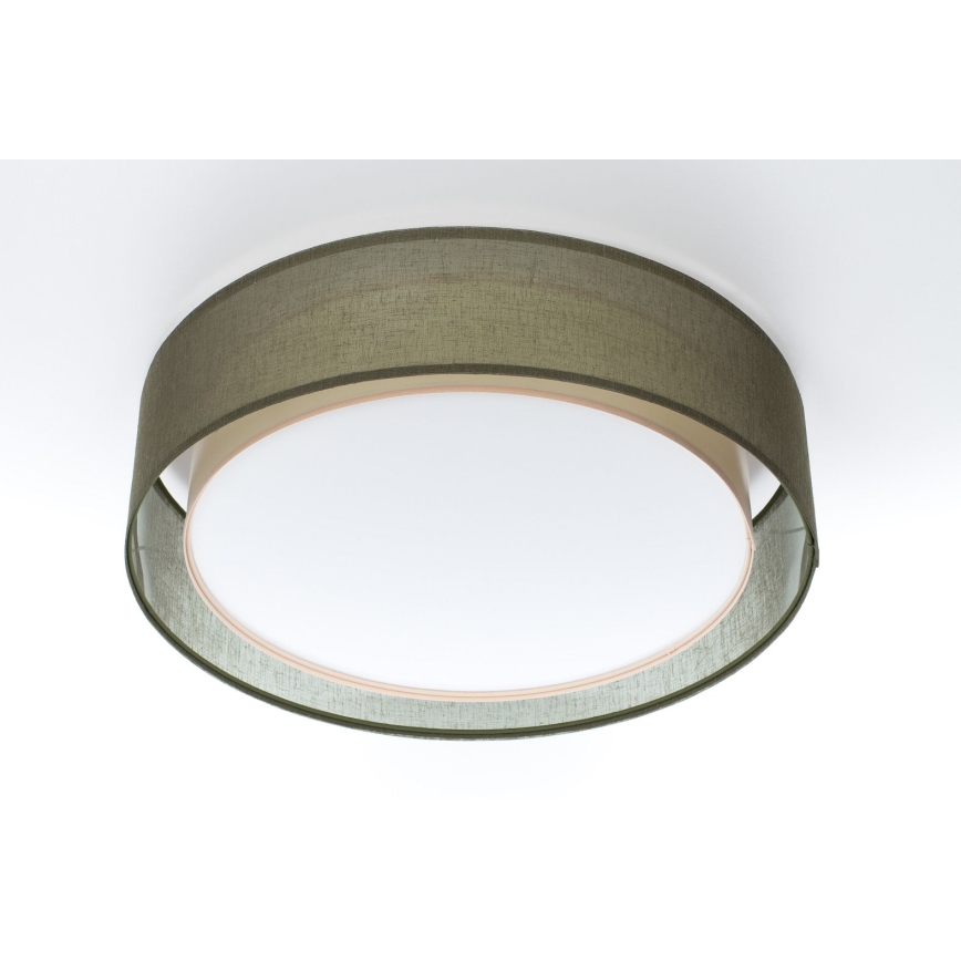 Lampa sufitowa PURO 2xE27/40W/230V śr. 60 cm zielona