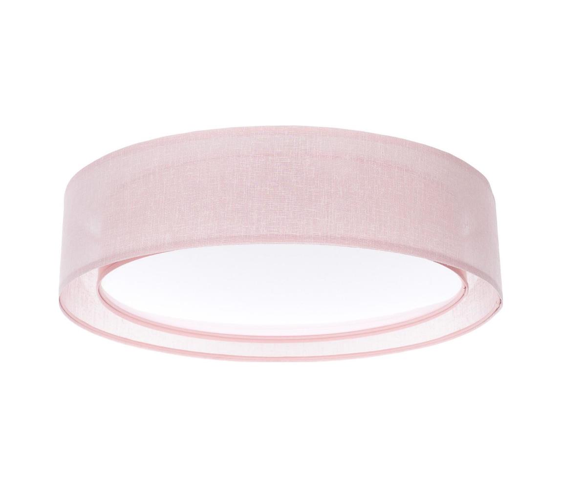 Lampa sufitowa PURO 2xE27/40W/230V średnica 60 cm różowa
